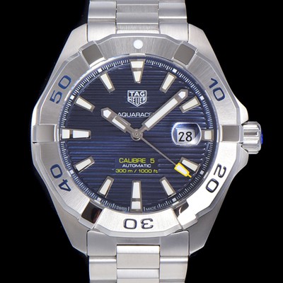 홍콩명품 [태그호이어] 남성용 아쿠아레이서 오토매틱 43mm 메탈줄 블루다이얼 tag14597  