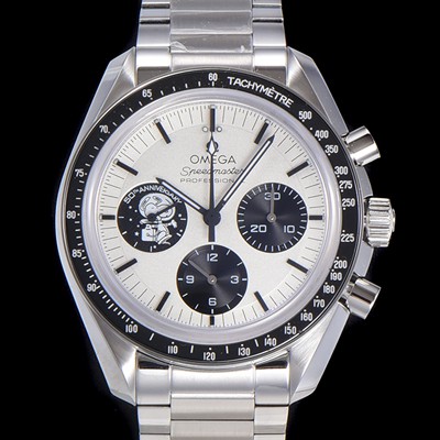 홍콩명품 [오메가] 남성용 스피더마스터 기념시리즈 실버 스누피 어워드 수동기계식 42mm 메탈줄 화이트다이얼   omg06213  