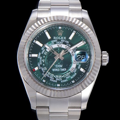 홍콩명품 [로렉스] 남성용 스카이드웰러 오토매틱 CAL.9001 41mm 메탈줄 그린다이얼 rol37048  