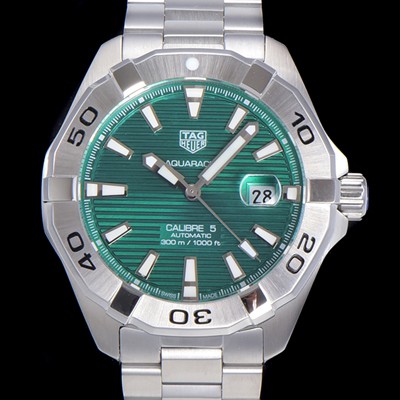 홍콩명품 [태그호이어] 남성용 아쿠아레이서 오토매틱 43mm 메탈줄 그린다이얼 tag13485  
