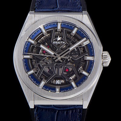 홍콩명품 [제니스] 남성용 DEFY시리즈 오토매틱 Cal.670sk 41미리 가죽줄 블랙다이얼 zen34529  