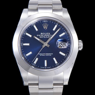 홍콩명품 [로렉스] 남성용 데이져스트II Cal.3235 오토매틱 41미리 메탈줄 블루다이얼 rol82403  