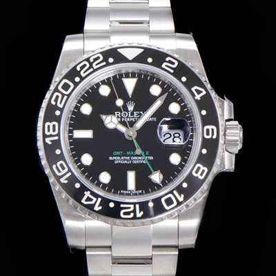 홍콩명품 [로렉스] 남성용 904L 스틸!! 2022신형 지엠티 마스터II 116710LN-78200 듀얼 타임 24시간 회전 베젤 신형 Cal. 3186 오토매틱 무브먼트 블랙 다이얼 브레이슬릿 ROL03160  
