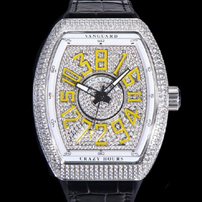 홍콩명품 [프랭크뮬러] 남성용 뱅가드 오토매틱 CZ02 타입 44미리 보석/큐빅 케이스 가죽줄 보석다이얼 fra73586  