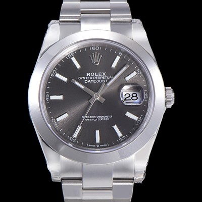 홍콩명품 [로렉스] 남성용 데이져스트II Cal.3235 오토매틱 41미리 메탈줄 그레이다이얼 rol56738  