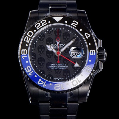 홍콩명품 [로렉스] 남성용 지엠티마스터II 블랙PVD코팅 오토매틱 CAL.3285타입 40미리 블랙줄 블랙다이얼 rol93482  