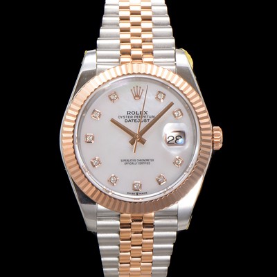 홍콩명품 [로렉스] 남성용 데이저스트II m126331 18K 로즈골드 41mm 오토매틱 Cal.3235 무브먼트 화이트/자개 다이얼 rol5353  