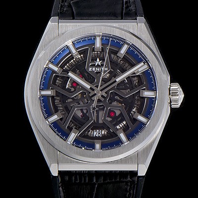 홍콩명품 [제니스] 남성용 DEFY시리즈 오토매틱 Cal.670sk 41미리 가죽줄 블랙다이얼 zen84269  