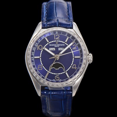 홍콩명품 [바쉐론 콘스탄틴] 남성용 피프티식스 컴플리트 캘린더 Ref.4600E 오토매틱 2460 QCL/1 타입 40mm 블루 다이얼 vac1153  
