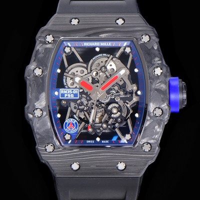 홍콩명품 [리차드밀레] 남성용 리차드밀 RM35-01 포지드 카본 케이스 스켈레톤 다이얼 오토매틱 무브먼트 RIC03756  