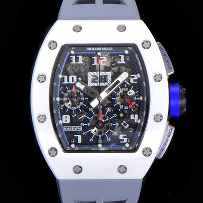 홍콩명품 [리차드밀레] 남성용 RM11-02 클래식 세라믹 50미리 남성용시계 7750 크로노그래프 오토매틱 블랙다이얼 RIC09620  