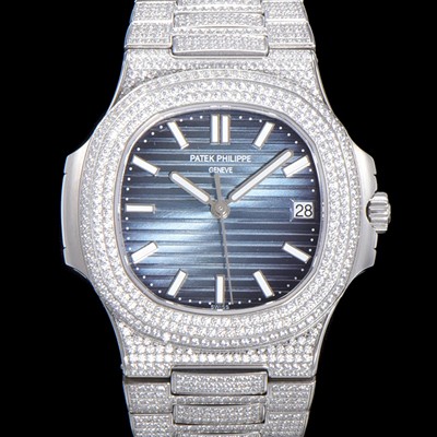 홍콩명품 [파텍필립] 남성용 노틸러스 5711/1R-010 보석/큐빅 셋팅 오토매틱 Cal.324 S C 타입 40미리 블루다이얼 PAT75710  
