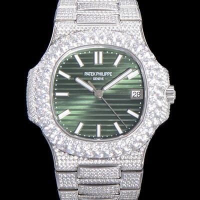 홍콩명품 [파텍필립] 남성용 노틸러스 5711/1R-010 보석/큐빅 셋팅 오토매틱 Cal.324 S C 타입 40미리 그린다이얼 PAT75716  