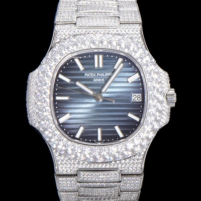 홍콩명품 [파텍필립] 남성용 노틸러스 5711/1R-010 보석/큐빅 셋팅 오토매틱 Cal.324 S C 타입 40미리 블루다이얼 PAT75717  