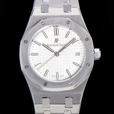 홍콩명품 [오데마피게] 여성용 로얄오크 점보 엑스트라씬 오토매틱 34미리 블루다이얼 AUD87423  