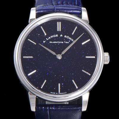 홍콩명품 [아랑게운트죄네] 남성용 색소니아 씬 205.086 랑게 39미리 블랙 다이얼 오토매틱 무브먼트 LAN40869  