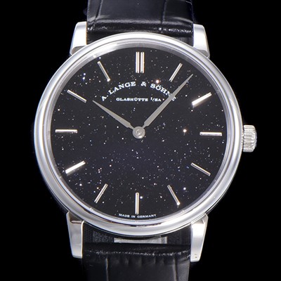 홍콩명품 [아랑게운트죄네] 남성용 색소니아 씬 205.086 랑게 39미리 블랙 다이얼 오토매틱 무브먼트 LAN40873  