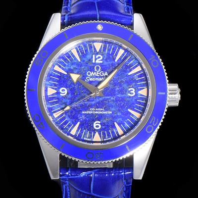 홍콩명품 [오메가]남성용 2021 씨마스터 300 Co-Axial 크로노미터 234.93.41.21.99.002 오토매틱 므브먼트 41mm 블루다이얼 OMG12794  