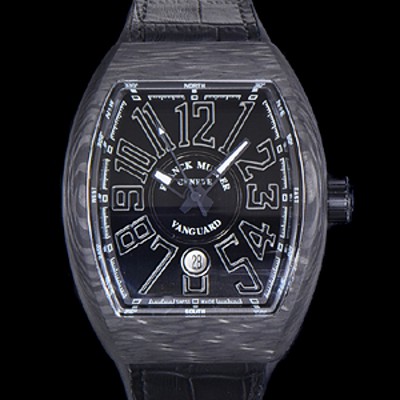 홍콩명품 [프랭크뮬러] 남성용 V 45 SC DT 뱅가드 2824 므브먼트 오토매틱 44미리 카본 케이스 러버밴드 블랙다이얼 FRA71140  