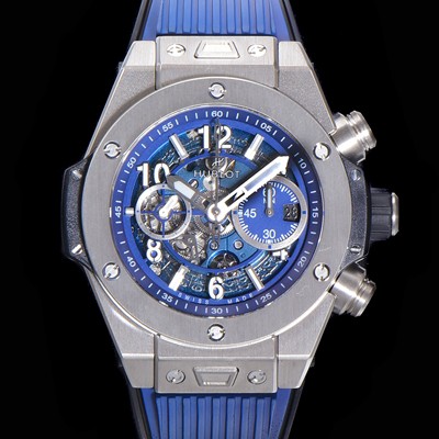 홍콩명품 [휴블렛] 남성용 빅뱅 유니코 킹골드 크로노그래프 441.NX.5179.RX  HUB1280 오토매틱 므브먼트 44mm 러버밴드 스켈레톤다이얼 hub38949  