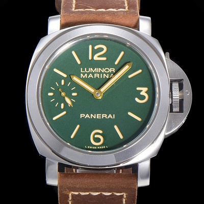 홍콩명품 [파네라이] 남성용 루미노르 PAM00911 마리나 8-Days 그린다이얼 44mm 수동형 무브먼트 PAN01352  