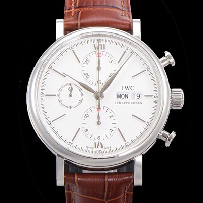 홍콩명품 [아이더블유씨] 남성용 포르토피노 IW391001 오토매틱 무브먼트 42미리  화이트 다이얼 IWC71011  