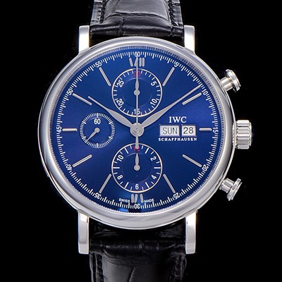 홍콩명품 [아이더블유씨] 남성용 포르토피노 IW391019 오토매틱 무브먼트 42미리 블루 다이얼 IWC71019  