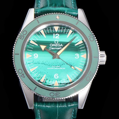 홍콩명품 [오메가]남성용 2021 씨마스터 300 Co-Axial 크로노미터 234.93.41.21.99.001 오토매틱 므브먼트 41mm 그린다이얼 OMG12788  