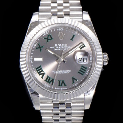 홍콩명품 [로렉스] 남성용 904L스틸!! 2022신형 데이저스트 41mm II m126334 그레이 다이얼 로마인덱스 스틸 브레이슬릿 신형 Cal.3235 오토매틱 무브먼트 ROL06117  