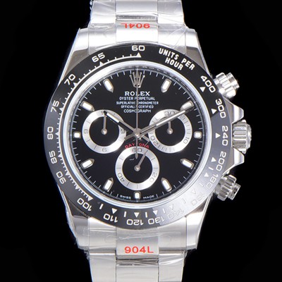 홍콩명품 [로렉스] 남성용 904L스틸!! 데이토나 116500ln 오이스터 40미리 오토매틱 7750 타입 블랙다이얼 ROL72589  