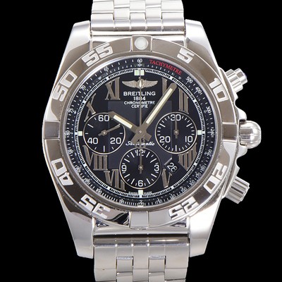 홍콩명품 [브라이틀링] 남성용 크로노맷 오토매틱 크로노그래프 ETA7750-2타입 44mm 매탈줄 블랙다이얼 bre1219  