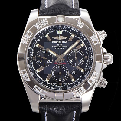 홍콩명품 [브라이틀링] 남성용 윈드라이더 크로노맷 오토매틱 ETA-7750 기계식 44mm 가죽줄 블랙다이얼 bre1351  