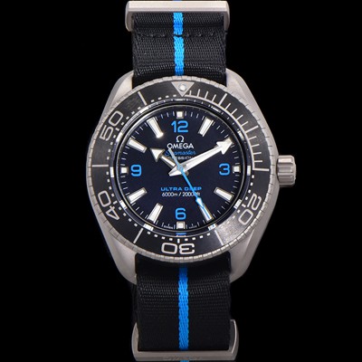 홍콩명품 [오메가] 남성용 딥다이버신상 시마스터 6000M 울트라 딥 티타늄 45mm 나일론천 블랙다이얼 omg9153  