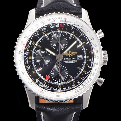 홍콩명품 [브라이틀링] 남성용 네비타이머 크로노그래프 ETA7750-2 타입 오토매틱 46mm 가죽줄 블랙다이얼 bre5992  