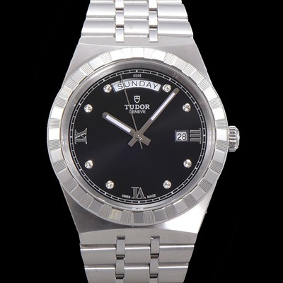 홍콩명품 [튜더] 남성용 로얄 워치 오토매틱 스위스 ETA2836-2 타입 41mm 메탈줄 블랙다이얼 tud5935  