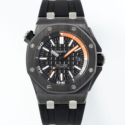 홍콩명품 [오데마피게] 남성용 로얄오크 오프쇼어 15707CE.OO.A002CA.01 오토매틱 Cal.3120 타입 블랙세라믹소재  42mm 우레탄줄 블랙다이얼 aud9192  