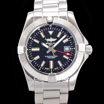 홍콩명품 [브라이틀링] 남성용 어벤져 오토매틱 GMT 아시안 2836-2 타입 43mm 스틸 메탈시계 블랙다이얼 bre9912  