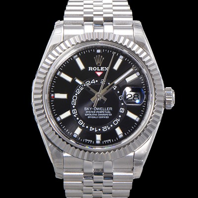 홍콩명품 [로렉스] 남성용 스카이-더웰러 오이스터 오토매틱 Cal.9001 타입 42mm 메탈줄 블랙다이얼 rol5919  