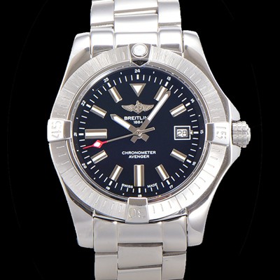 홍콩명품 [브라이틀링] 남성용 어벤져 오토매틱 아시안 2836-2 타입 43mm 스틸 메탈시계 블랙다이얼 bre1213  