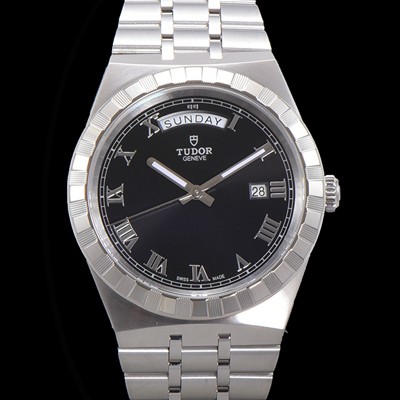 홍콩명품 [튜더] 남성용 로얄 워치 오토매틱 스위스 ETA2836-2 타입 41mm 메탈줄 블랙다이얼 tud5121  