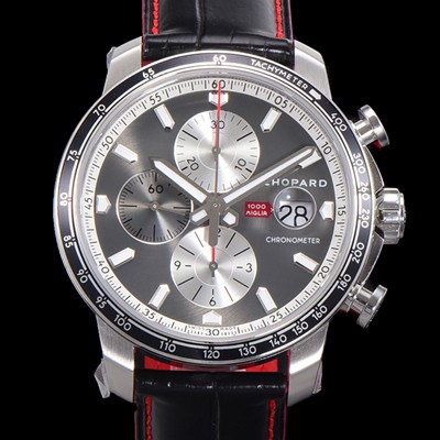 홍콩명품 [쇼파드] 남성용 밀러 밀가리아 Ref.168571 오토매틱 크로노그래프 아시안 7750-2타입 44mm 가죽줄 그레이다이얼  cho3192  