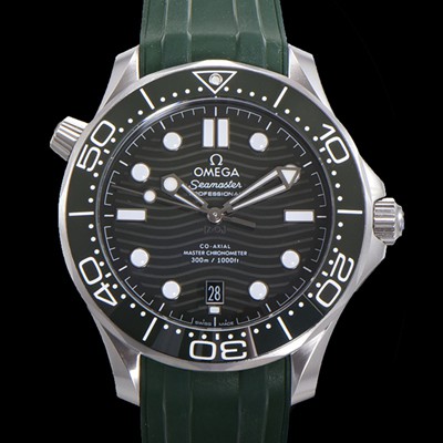 홍콩명품 [오메가] 남성용 신상출시! 210.32.42.20.10.001 씨마스터 다이버 300M 코-액시얼 마스터 크로노미터 오토매틱 Cal.8800 타입 42mm 메탈줄 그린다이얼 omg3129  