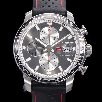 홍콩명품 [쇼파드] 남성용 밀러 밀가리아 Ref.168571 오토매틱 크로노그래프 아시안 7750-2타입 44mm 가죽줄 그레이다이얼   cho1351  