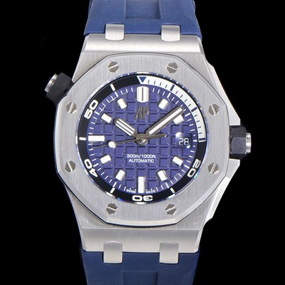 홍콩명품 [오데마피게] 남성용 로얄오크 오프쇼어 다이버 오토매틱 Cal.4308타입 42mm 우레탄줄 블루다이얼  aud1125  