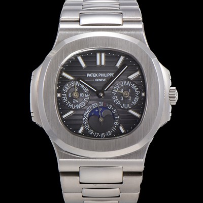 홍콩명품 [파텍필립] 남성용 Ref.5740 노틸러스 문페이즈 오토매틱 Cal.240 Q타입 40mm 메탈줄  그레이다이얼 pat9911  