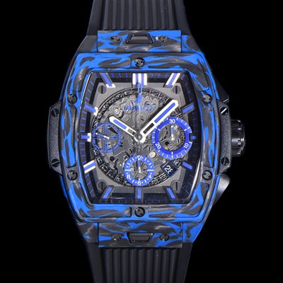 홍콩명품 [휴블렛] 남성용 스피릿 빅뱅 마스터피스 카본제질  크로노그래프 Hub4700타입 45mm 러버우레탄줄 스켈래톤다이얼 hub1954  