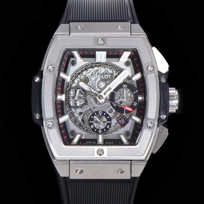 홍콩명품 [휴블렛] 남성용 스피릿 빅뱅 마스터피스 크로노그래프 Hub4700타입 45mm  러버우레탄줄 스켈래톤다이얼 hub1951  