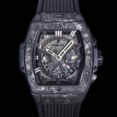 홍콩명품 [휴블렛] 남성용 스피릿 빅뱅 마스터피스  카본제질 크로노그래프 Hub4700타입 45mm 러버우레탄줄 스켈래톤다이얼 hub5319  