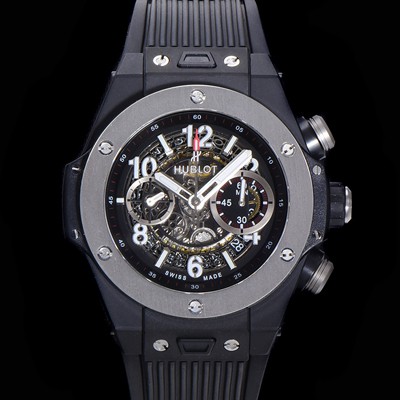 홍콩명품 [휴블렛] 남성용 빅뱅 유니코 45mm 오토매틱 HUB1280 타입 PVD재잴 러버줄 스켈래톤 다이얼  hub5991  