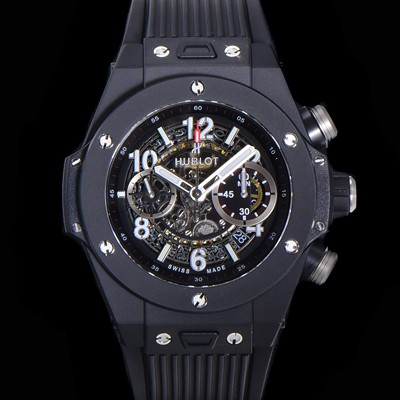 홍콩명품 [휴블렛] 남성용 빅뱅 유니코 45mm 오토매틱 HUB1242타입 PVD제질 러버줄 스켈래톤 다이얼  hub5113  